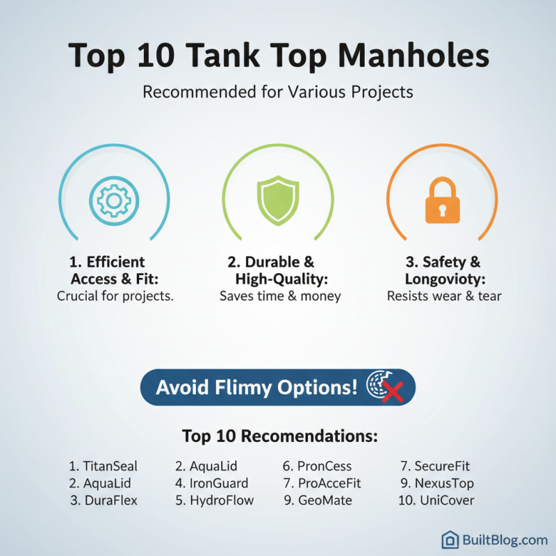 Top 10 Tank Top Manholes You Need for Your Projects?