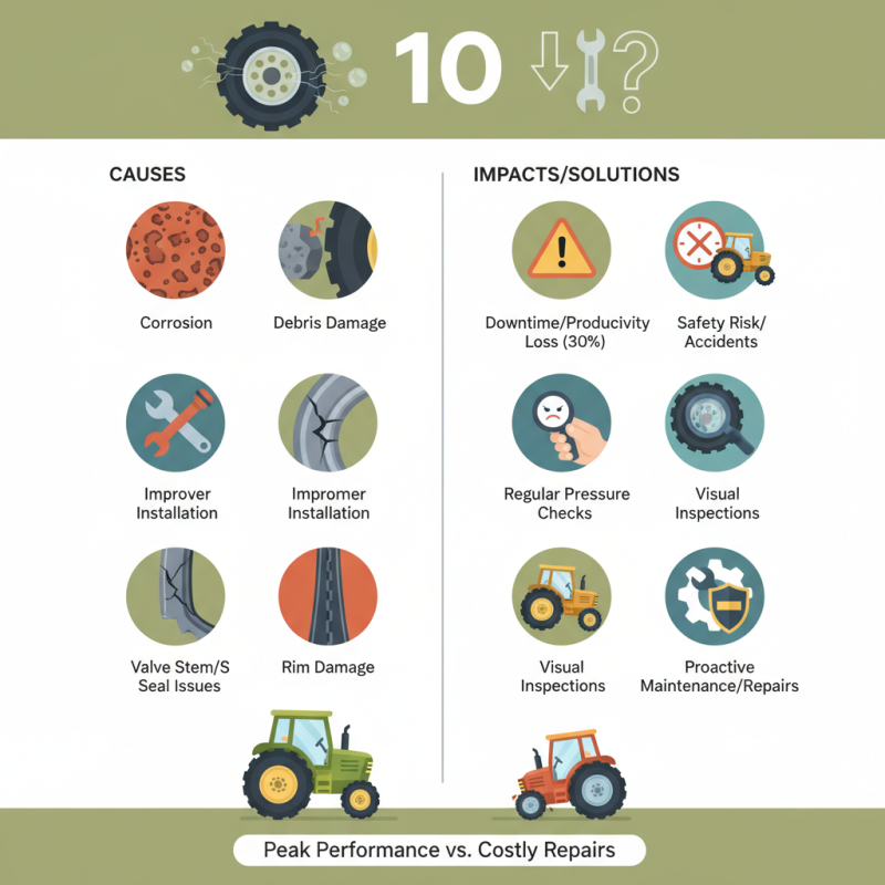 Top 10 Reasons Your Tractor Wheel Rim Is Leaking Air?