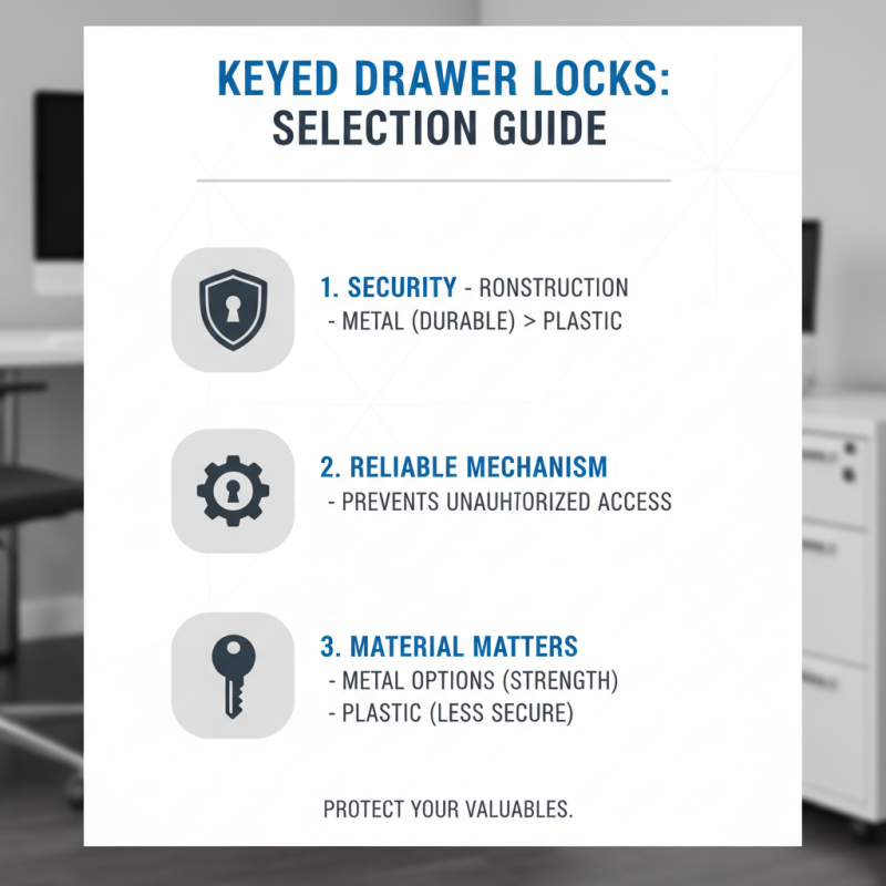 Top Tips for Choosing Drawer Locks With Key for Your Needs?