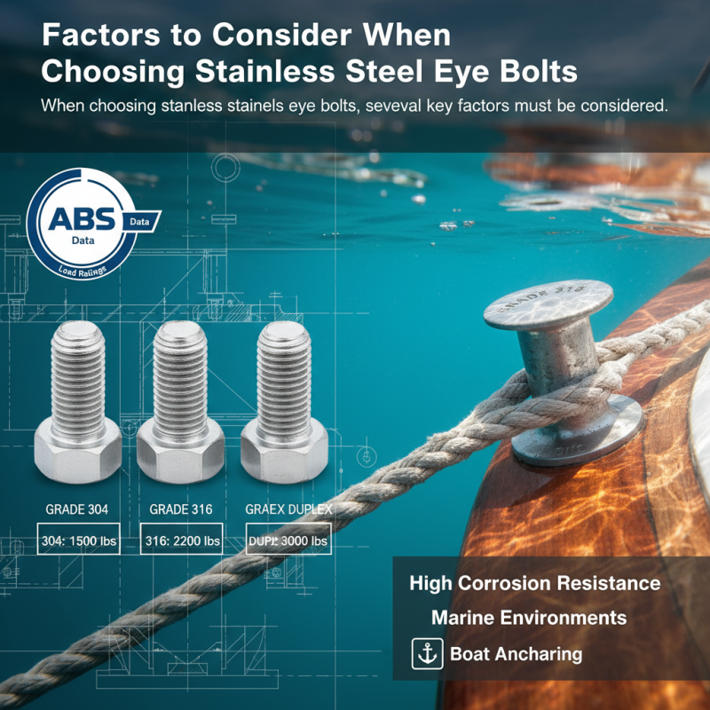 How to Choose the Best Stainless Steel Eye Bolts for Your Needs?