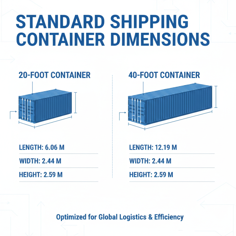 What are the Standard Shipping Container Sizes?