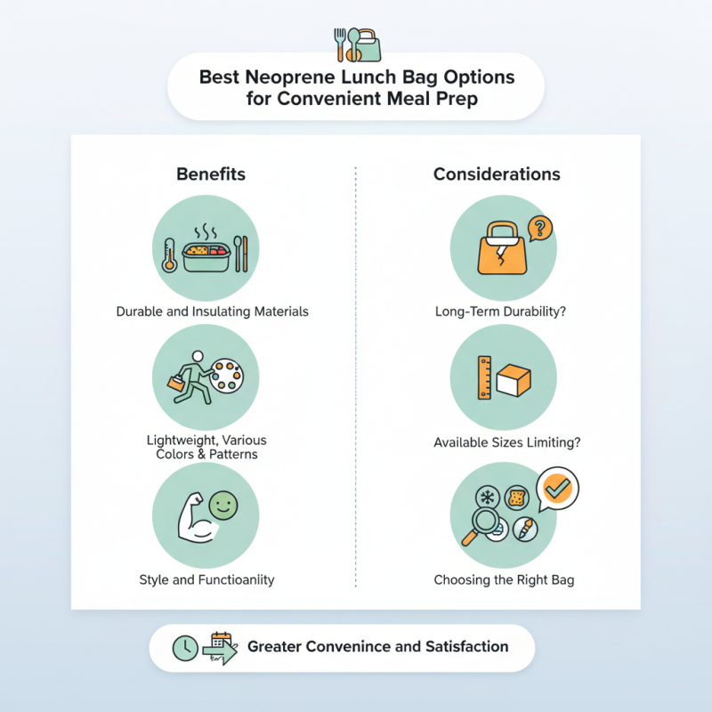 Best Neoprene Lunch Bag Options for Convenient Meal Prep?