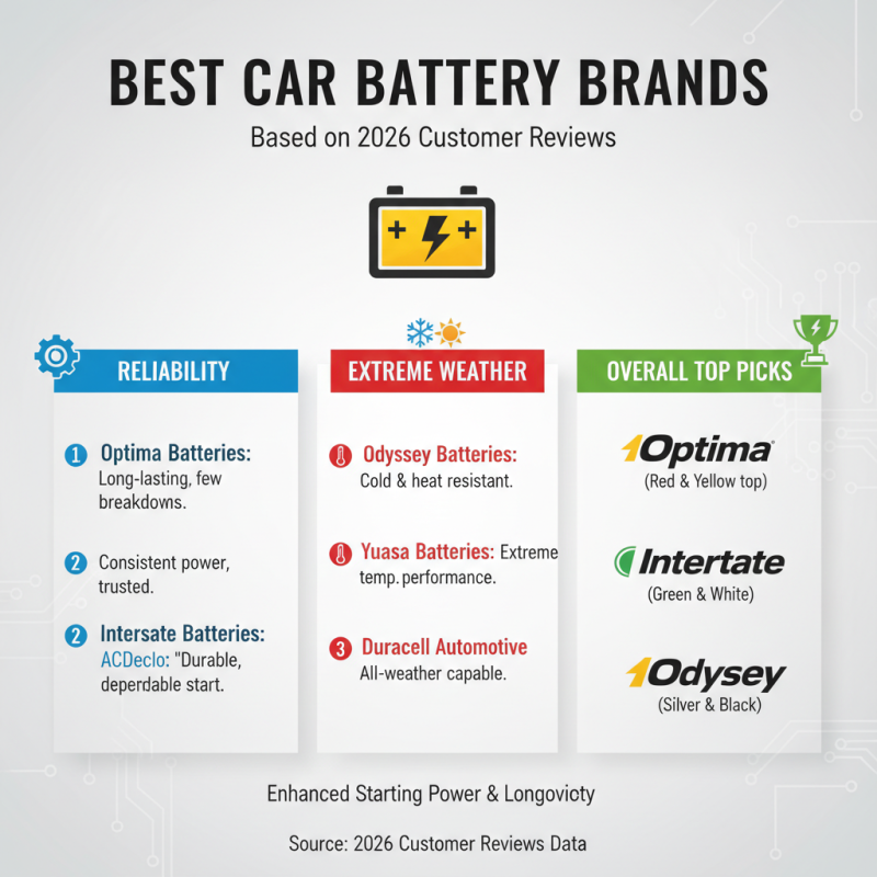 Best Car Batteries for Optimal Performance in 2026