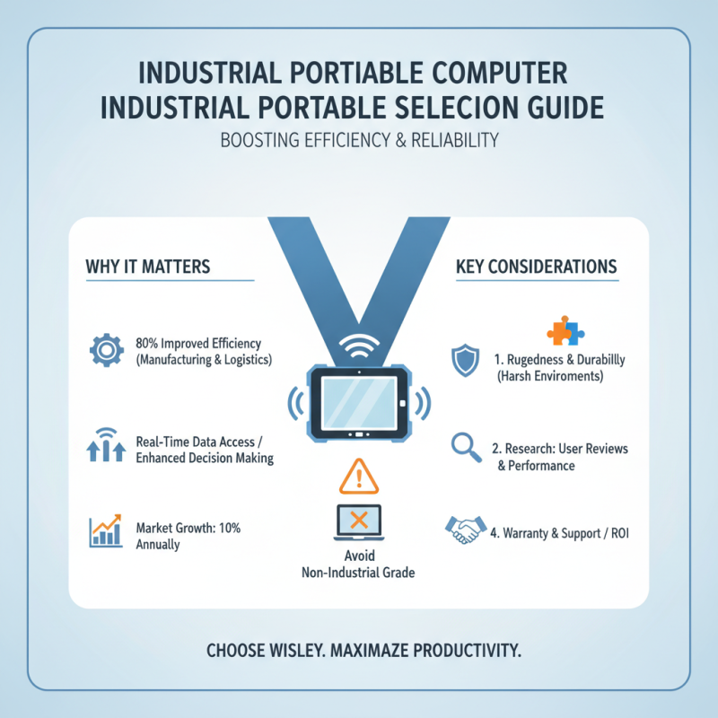 Top Tips for Choosing the Right Industrial Portable Computer