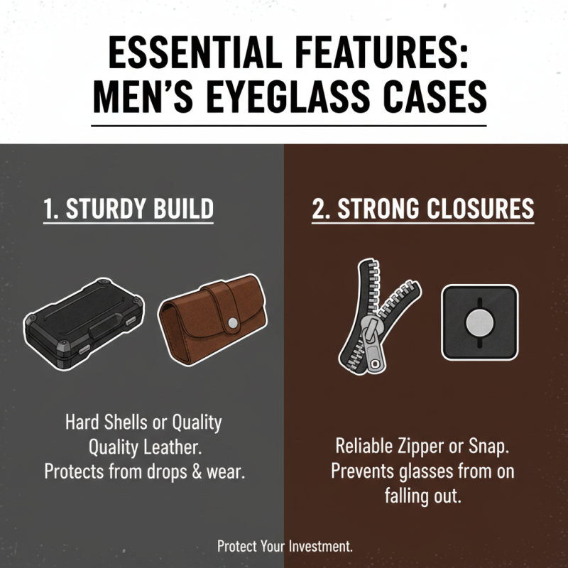 Best Mens Eyeglass Case Options for Global Buyers需要哪些特性？