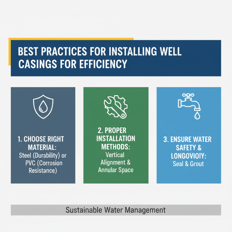 2026 Best Well Casing Solutions for Efficient Water Management?