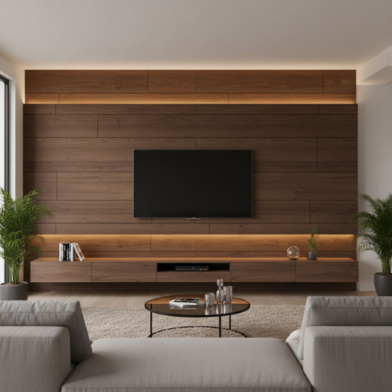 Wpc Wall Panel Tv Design Ideas for Your Home Renovation?