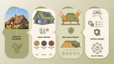 How to Choose the Best Artificial Thatch Roof for Your Home?