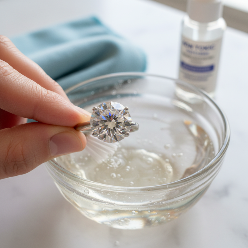 How to Clean Cubic Zirconia for Maximum Sparkle Again?