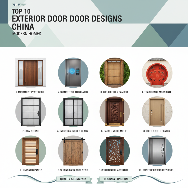 Top 10 Exterior Door Designs in China for Modern Homes?