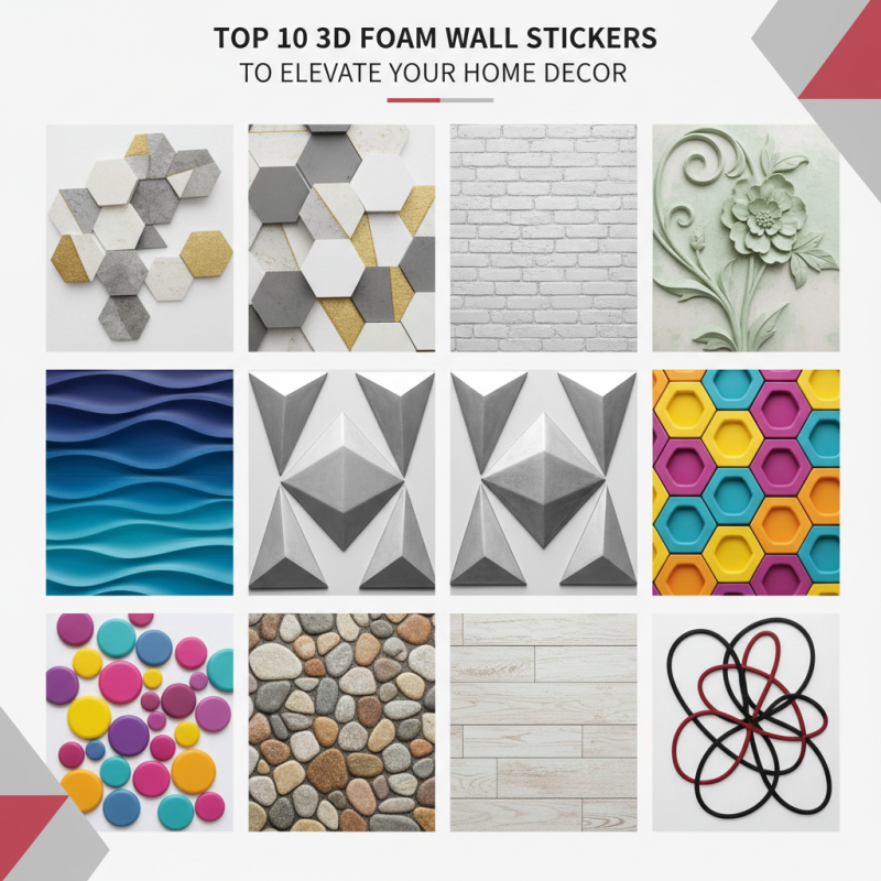 Top 10 3D Foam Wall Stickers to Elevate Your Home Decor?