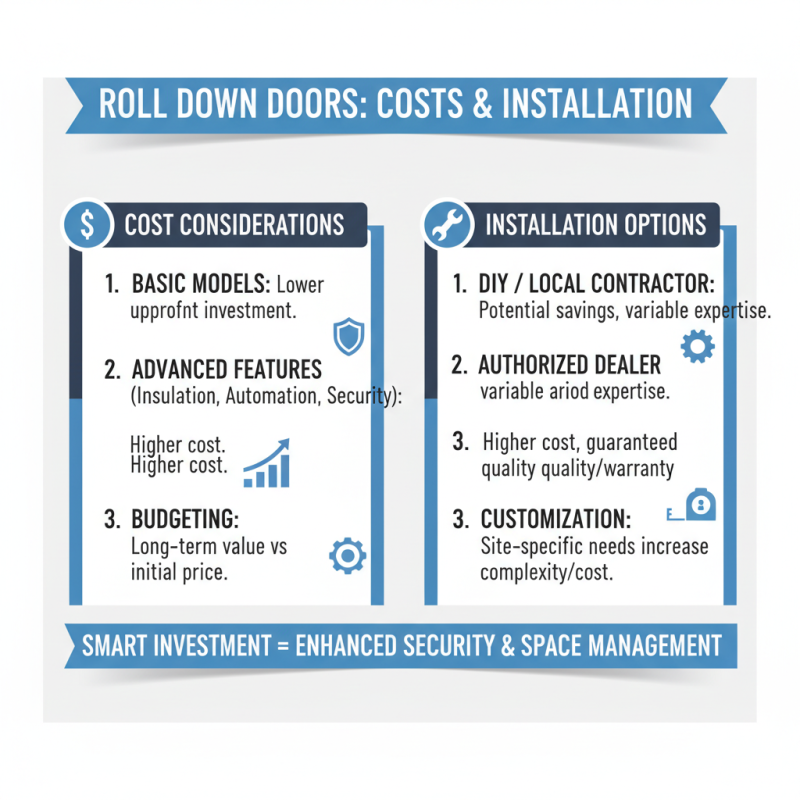 How to Choose the Best Roll Down Door for Your Business?