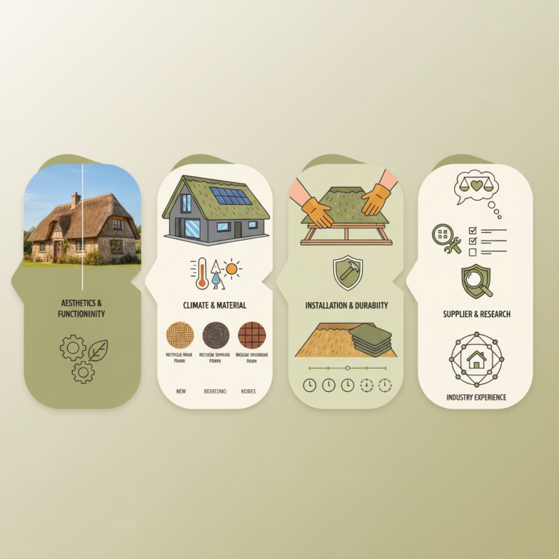 How to Choose the Best Artificial Thatch Roof for Your Home?