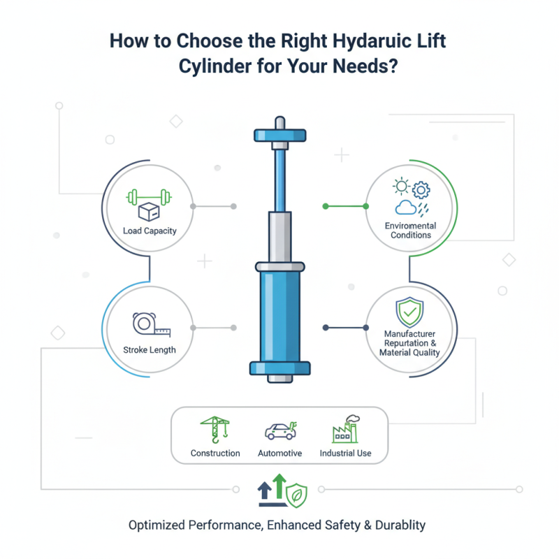 How to Choose the Right Hydraulic Lift Cylinder for Your Needs?