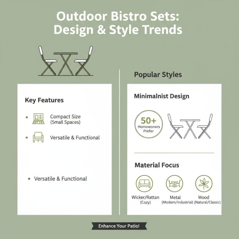 Why Choose Outdoor Bistro Sets for Your Patio or Garden?