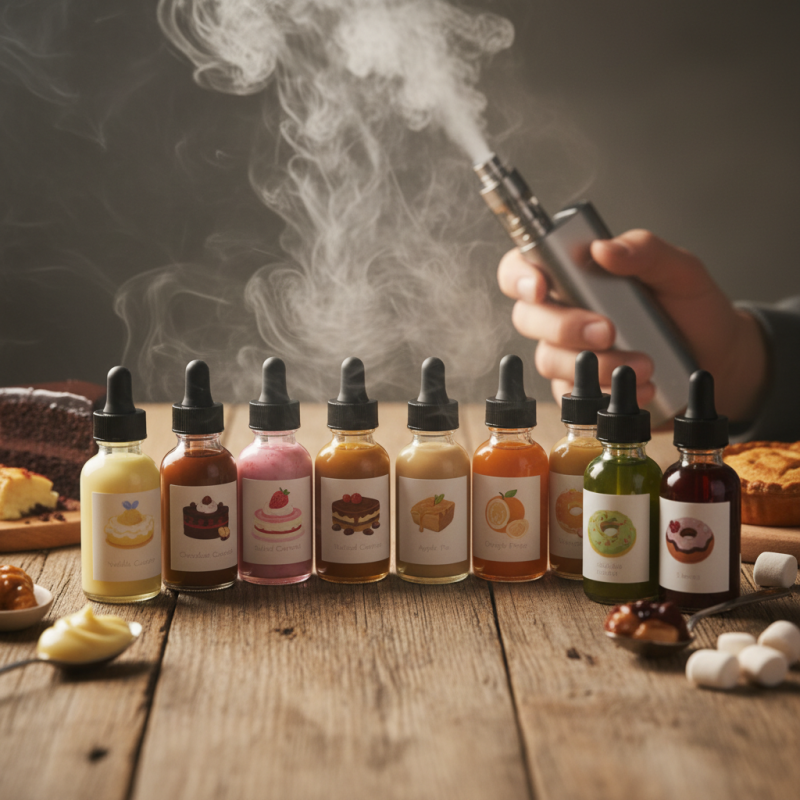 Top 10 Dessert E-Liquid Flavors for Vaping Enthusiasts?