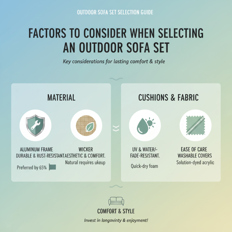 How to Choose the Best Outdoor Sofa Set for Your Space?
