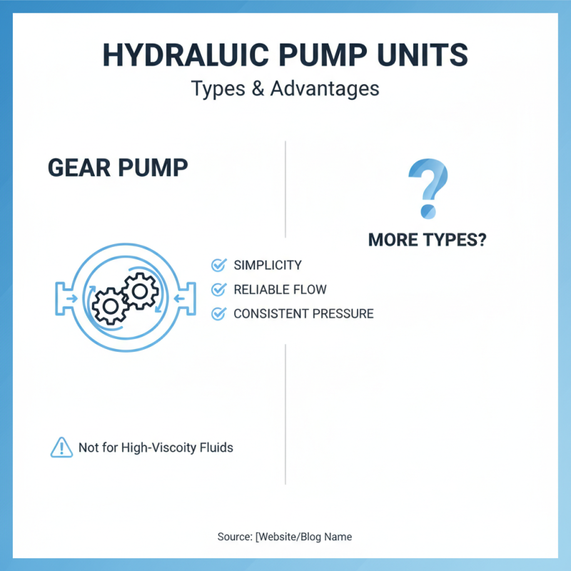 Top Hydraulic Pump Unit Types for Efficient Performance
