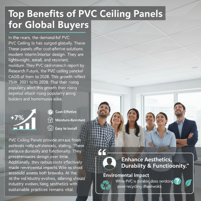 Top Benefits of PVC Ceiling Panels for Global Buyers?