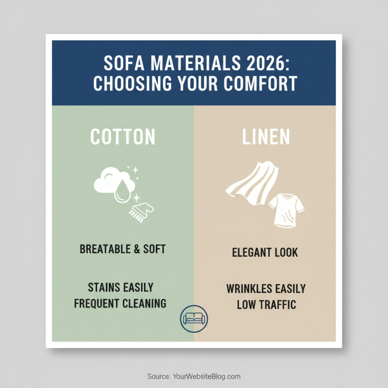 Best Sofa Materials in 2026 What to Choose for Comfort?