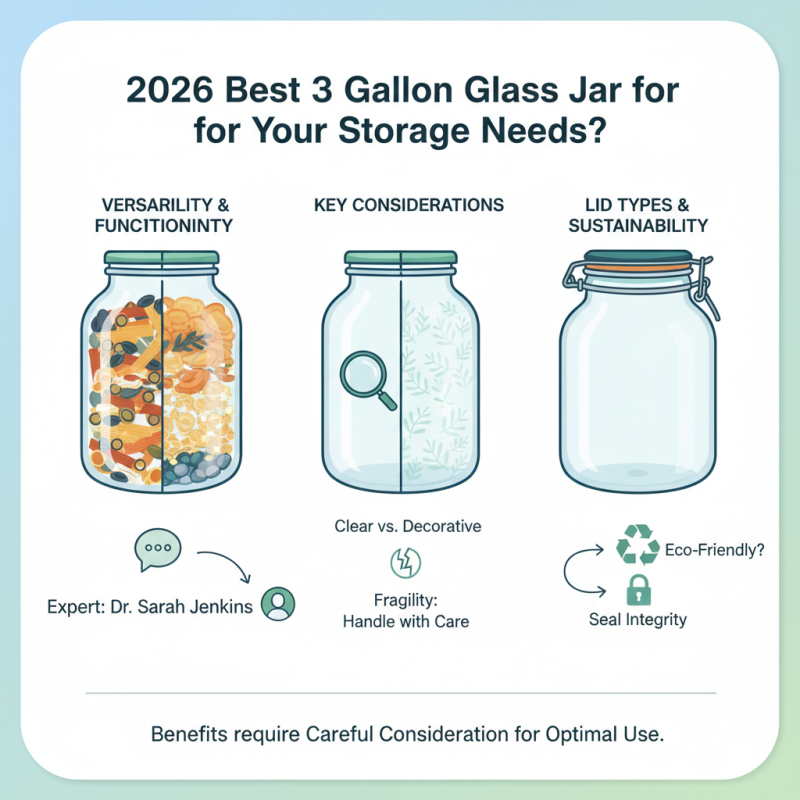 2026 Best 3 Gallon Glass Jar for Your Storage Needs?