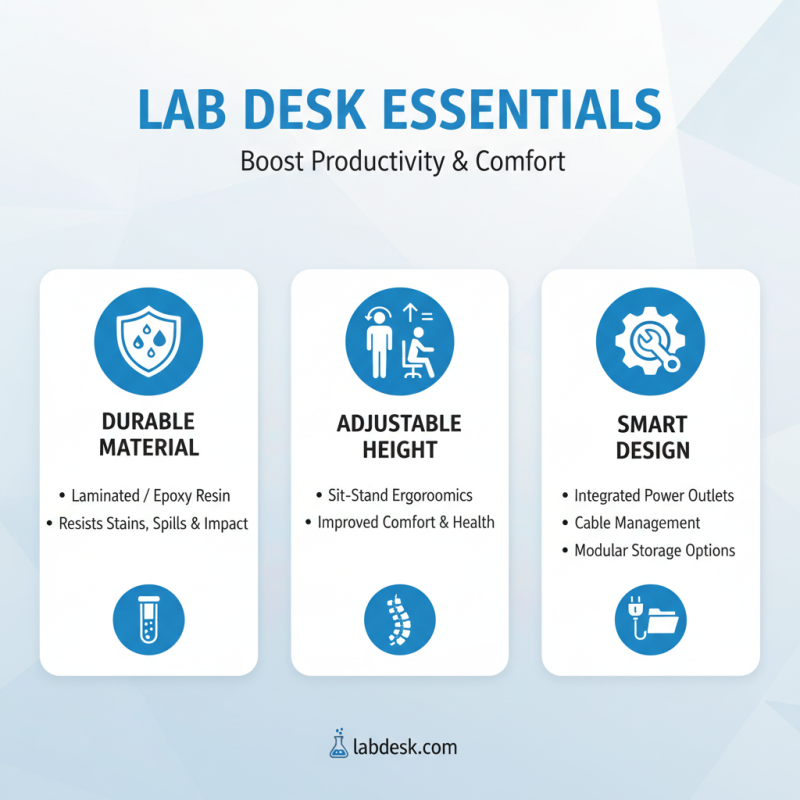 How to Choose the Best Laboratory Desk for Your Workspace Needs?