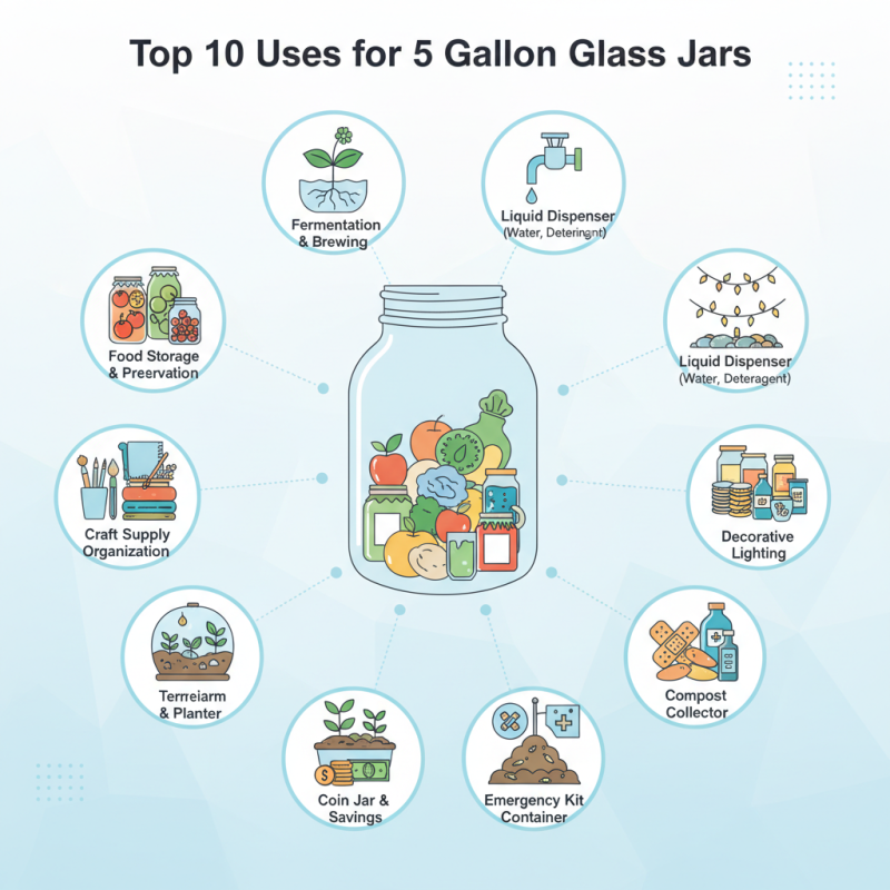 Top 10 Uses for 5 Gallon Glass Jars for Your Needs?