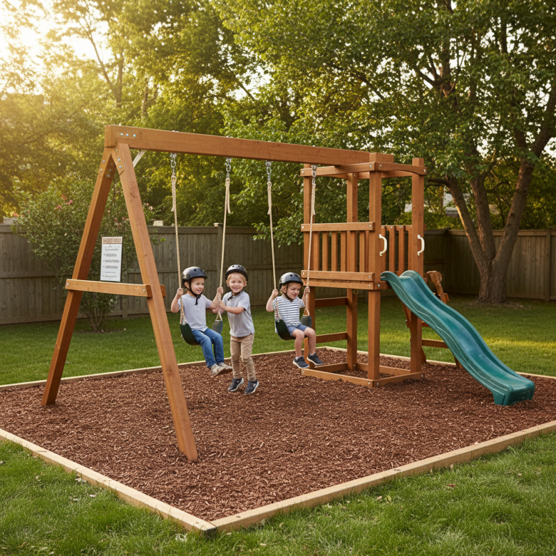 Best Wooden Swing Set with Slide Options for Your Backyard?