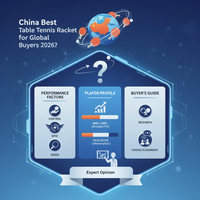 China Best Table Tennis Racket for Global Buyers 2026?