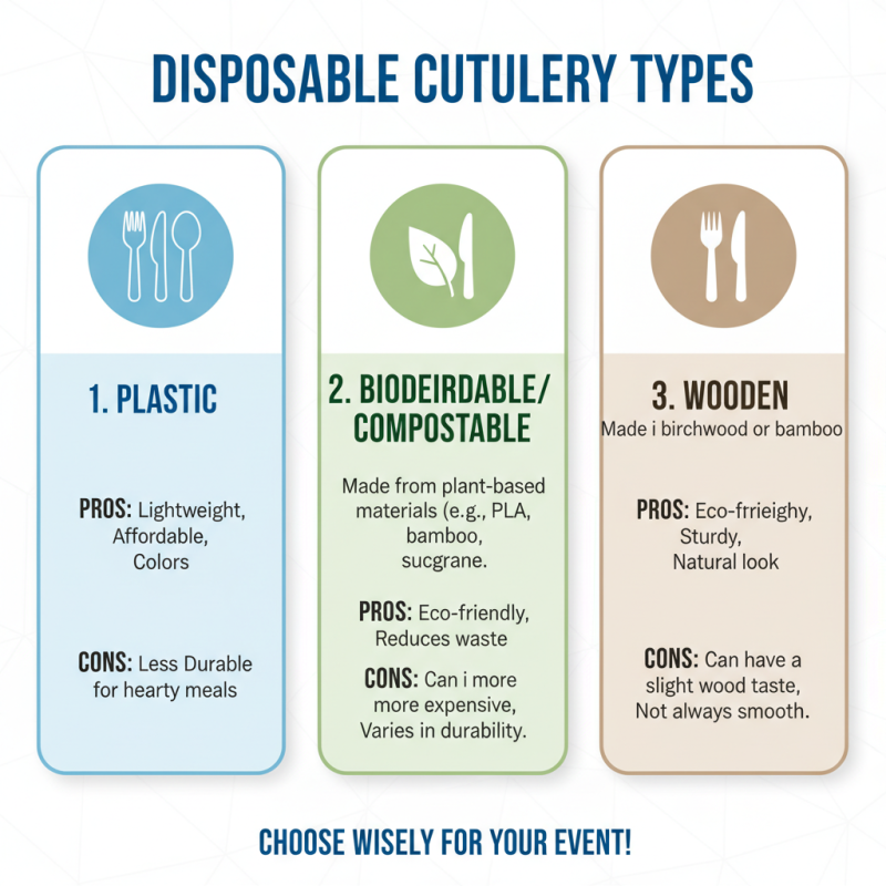 How to Choose the Best Disposable Cutlery for Your Events?