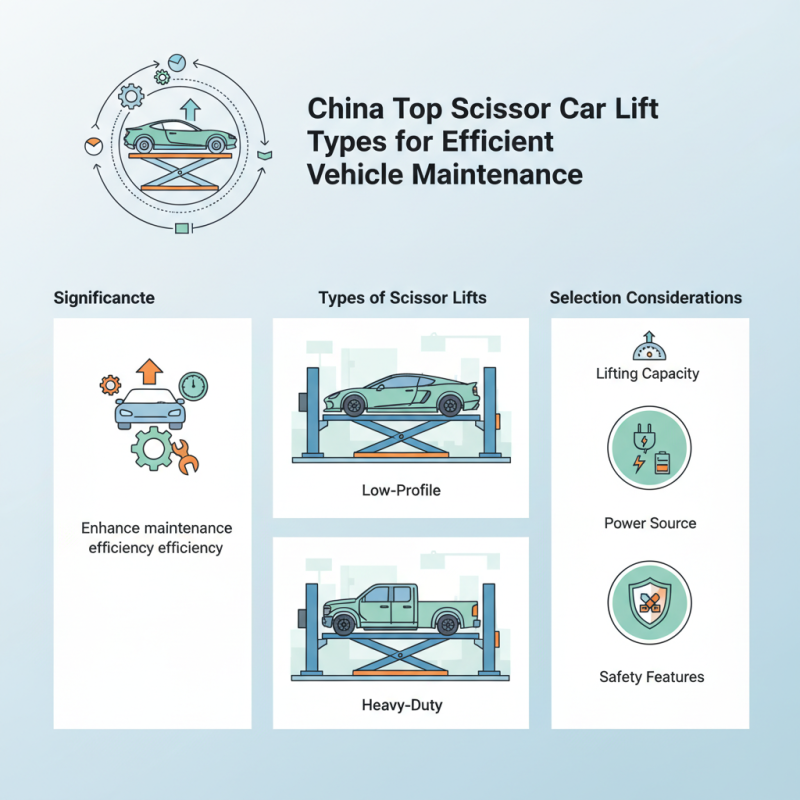 China Top Scissor Car Lift Types for Efficient Vehicle Maintenance?