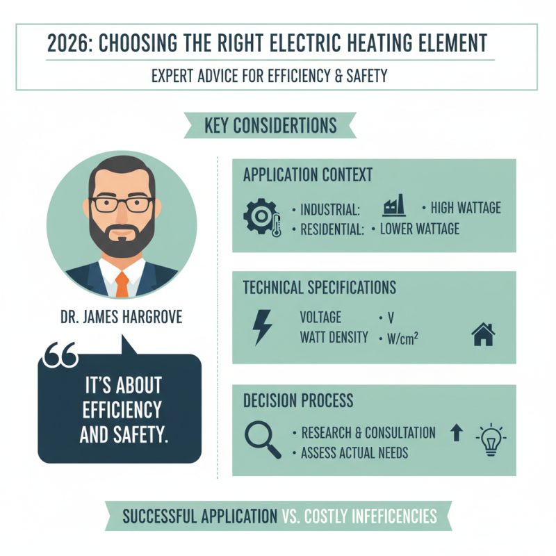 2026 How to Choose the Right Electric Heating Element for Your Needs?