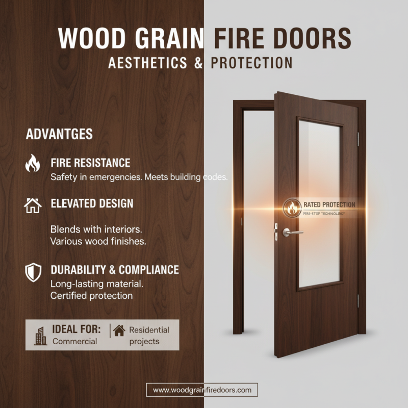 China Top Wood Grain Fire Door Features Benefits and Applications?