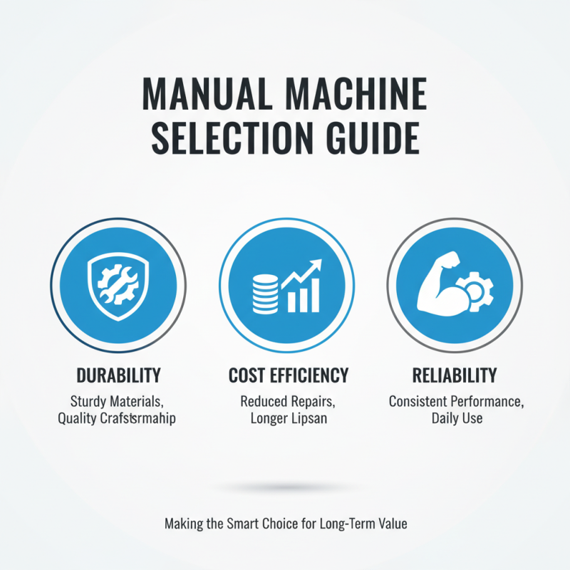 How to Choose the Right Manual Machine for Your Business Needs?