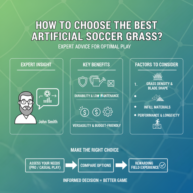 How to Choose the Best Artificial Soccer Grass for Your Needs?