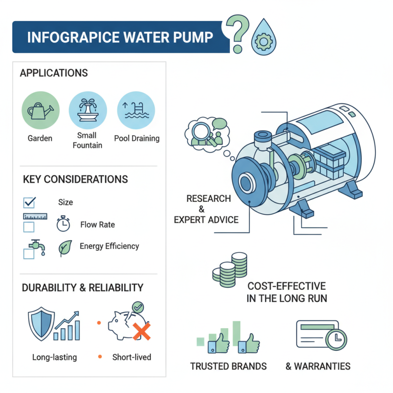 How to Choose the Best Small Water Pump for Your Needs?