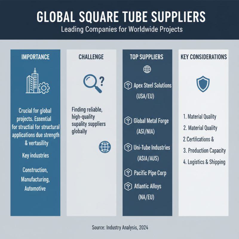 Top Square Tube Suppliers for Your Global Projects?