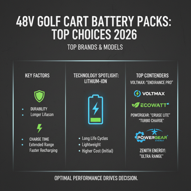 2026 Top 48v Golf Cart Battery Pack Buying Guide?