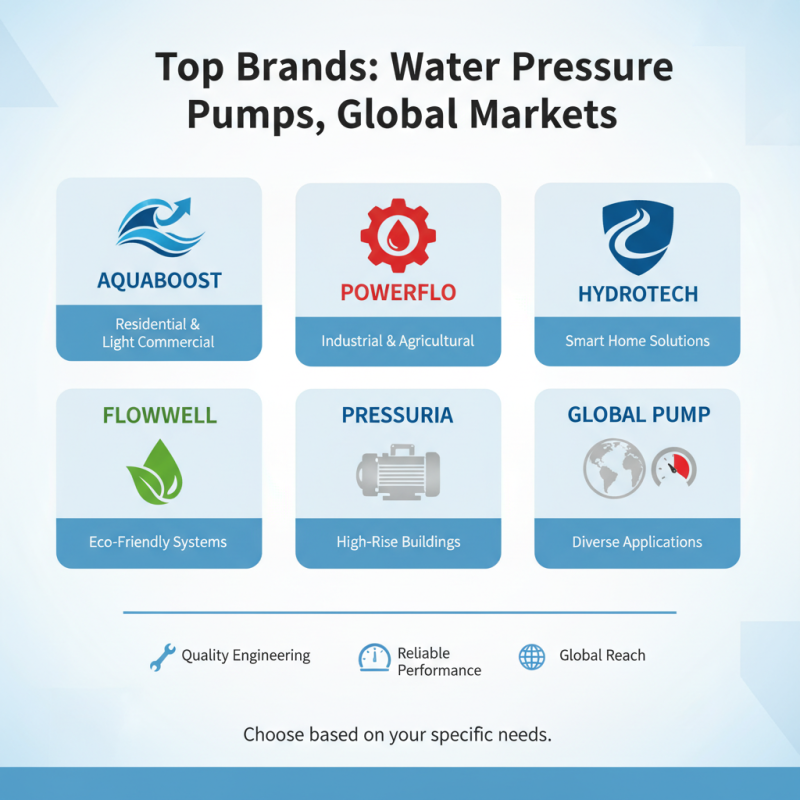 Top Water Pressure Pumps for Global Buyers?