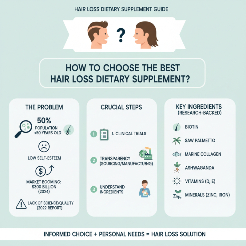 How to Choose the Best Hair Loss Dietary Supplement?
