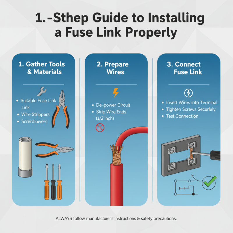 How to Use Fuse Link for Optimal Electrical Connections?