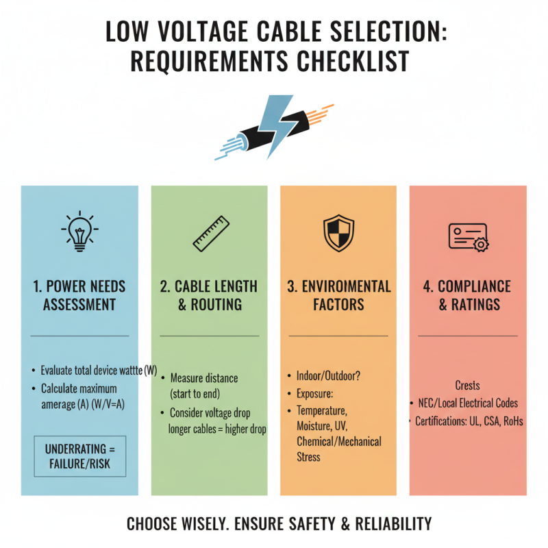 How to Choose Low Voltage Cable for Your Project Needs?