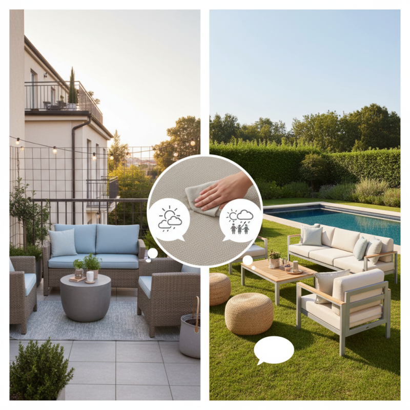 How to Choose the Best Outdoor Sofa Set for Your Space?