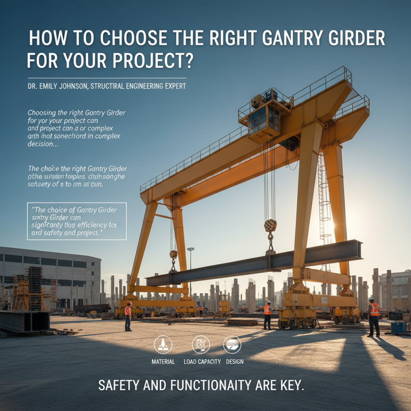 How to Choose the Right Gantry Girder for Your Project?