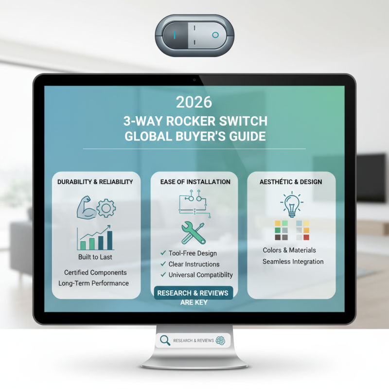 2026 Best 3 Way Rocker Switch for Global Buyers Guide?