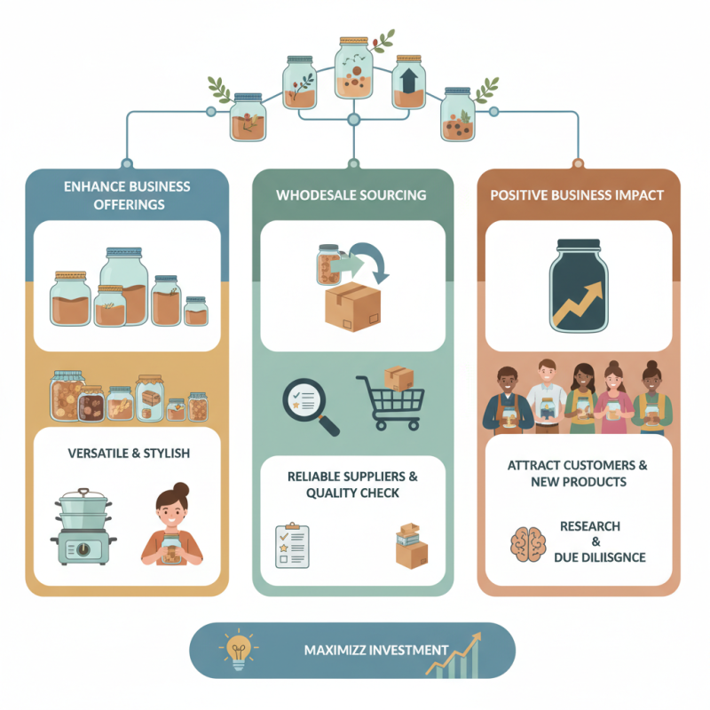 How to Buy Small Glass Mason Jars Wholesale for Your Business?