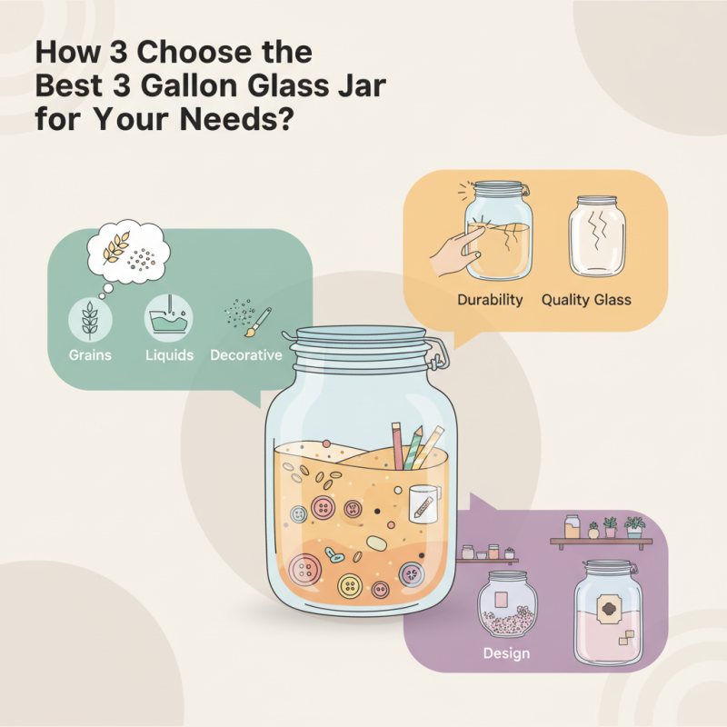 How to Choose the Best 3 Gallon Glass Jar for Your Needs?