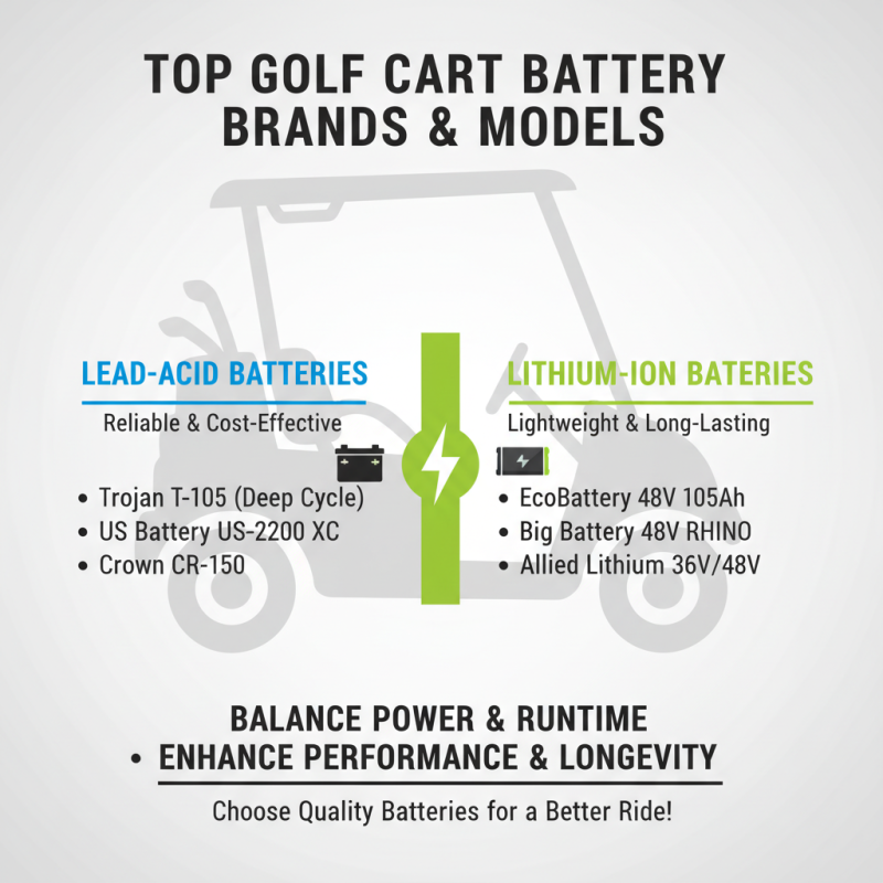 2026 How to Choose the Best Batteries for Golf Cart?