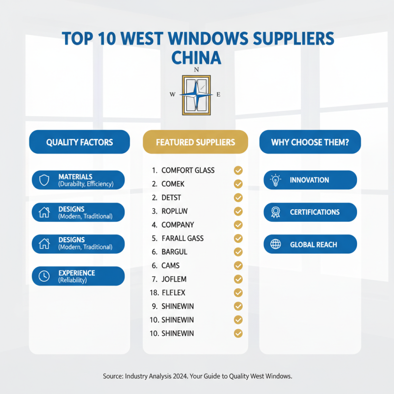 Top 10 West Windows Suppliers in China for Global Buyers?