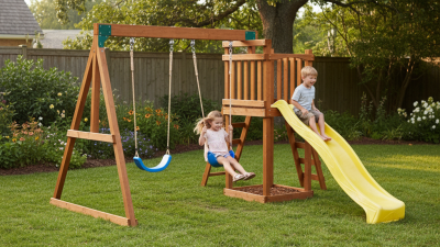 Best Wooden Swing Set with Slide Options for Your Backyard?